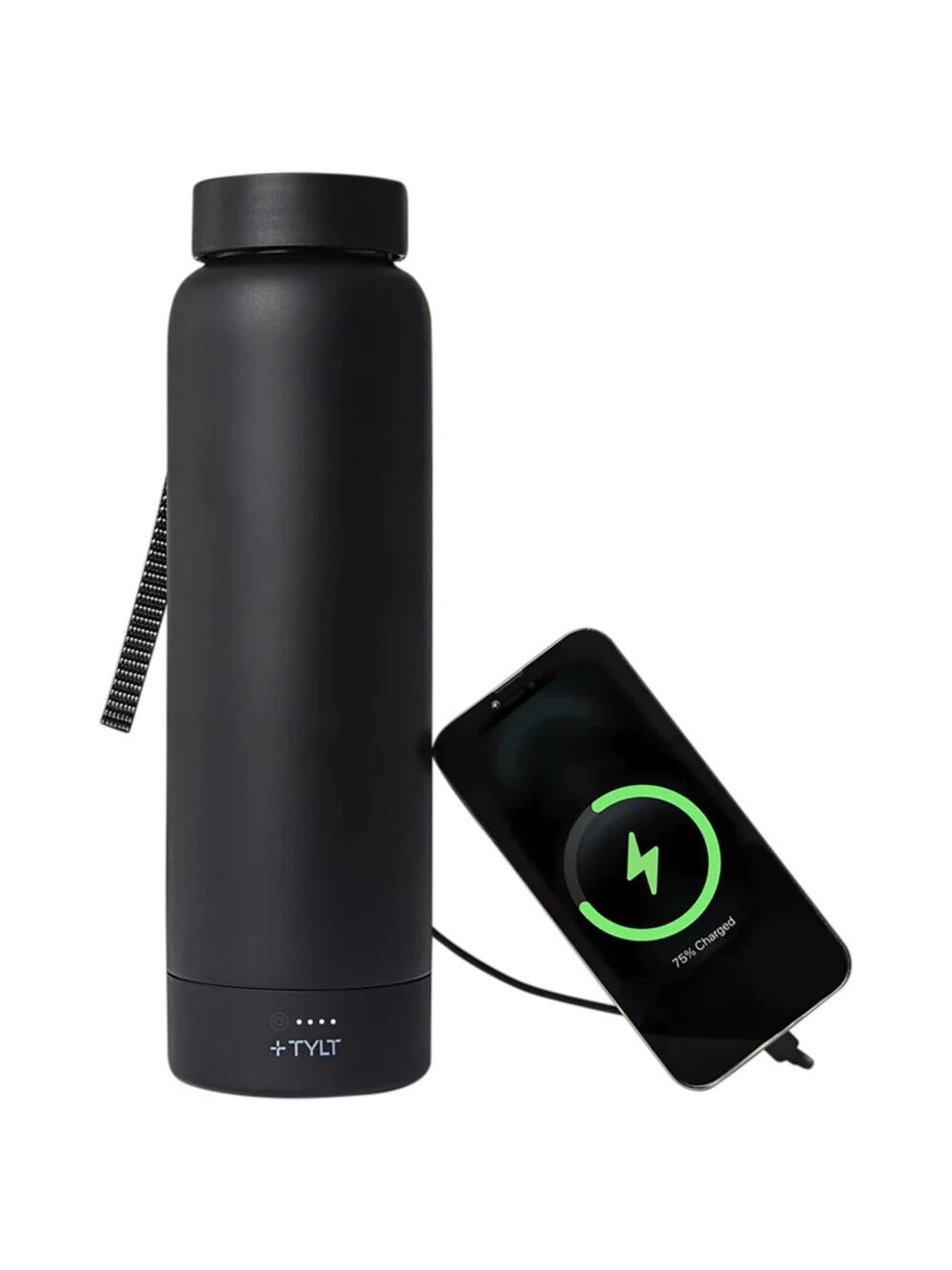 TYLT 24oz Insulated Bottle with 5700mAh Wireless Power Bank